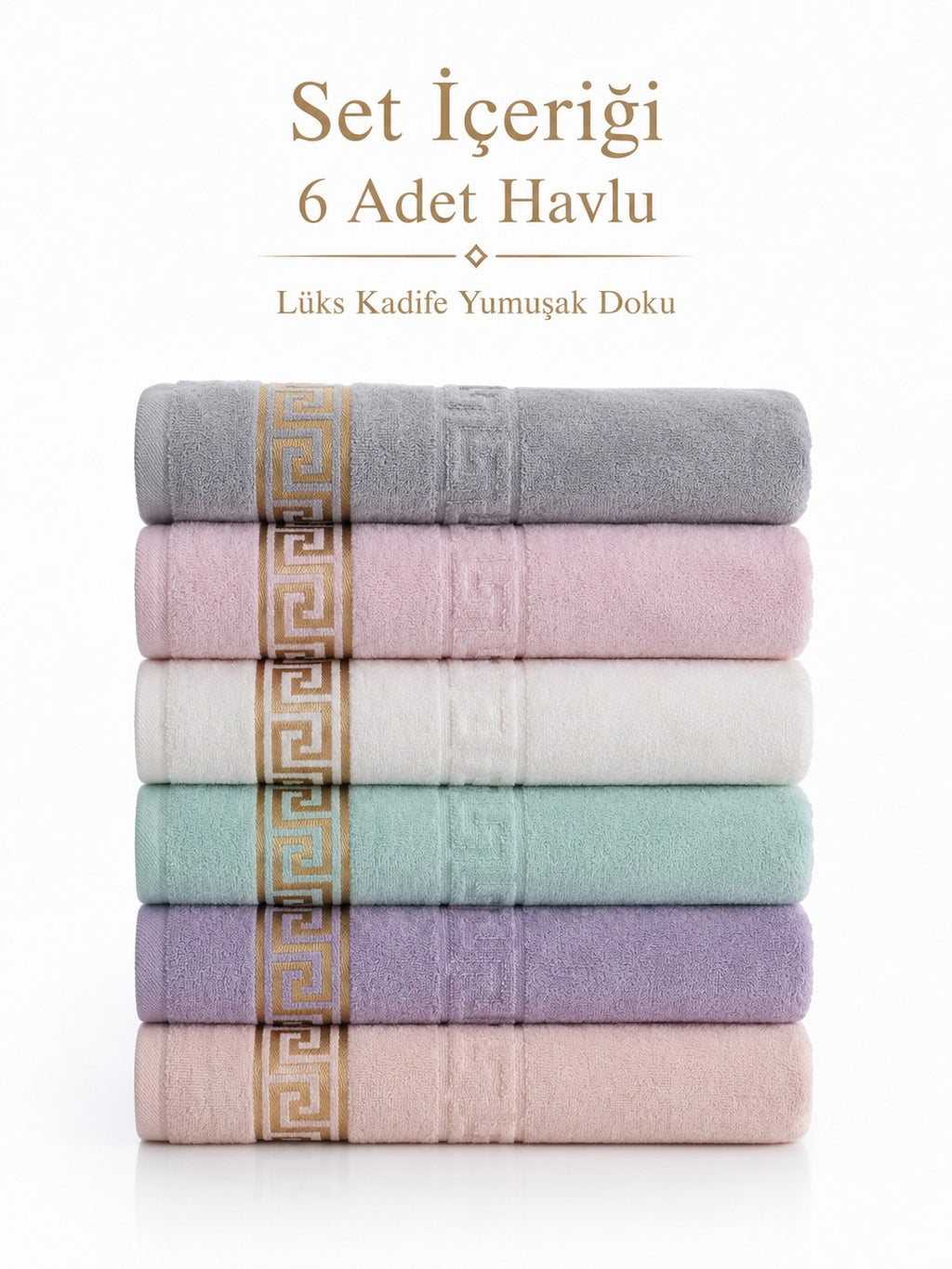 6 Set El Yüz Havlu Set