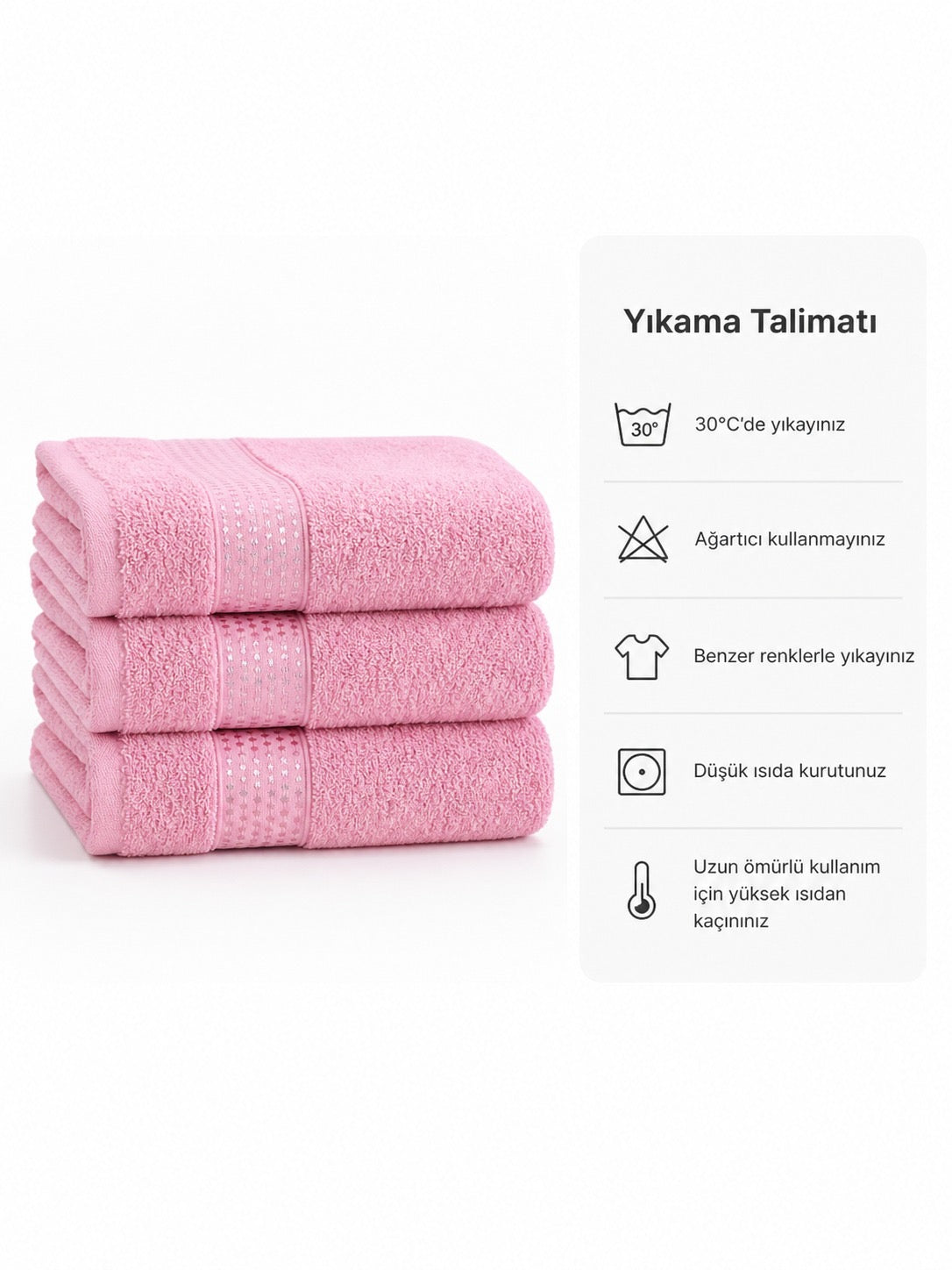 10 Adet El Yüz Havlu Set
