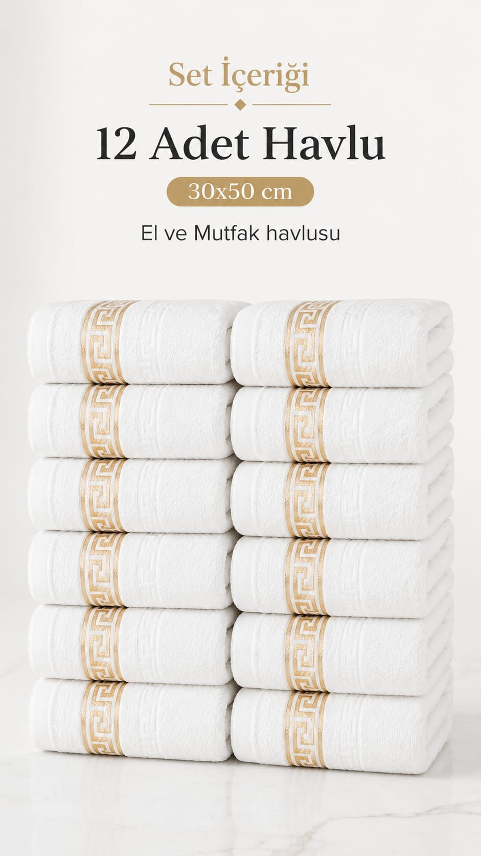 12 Adet Mutfak Havlusu