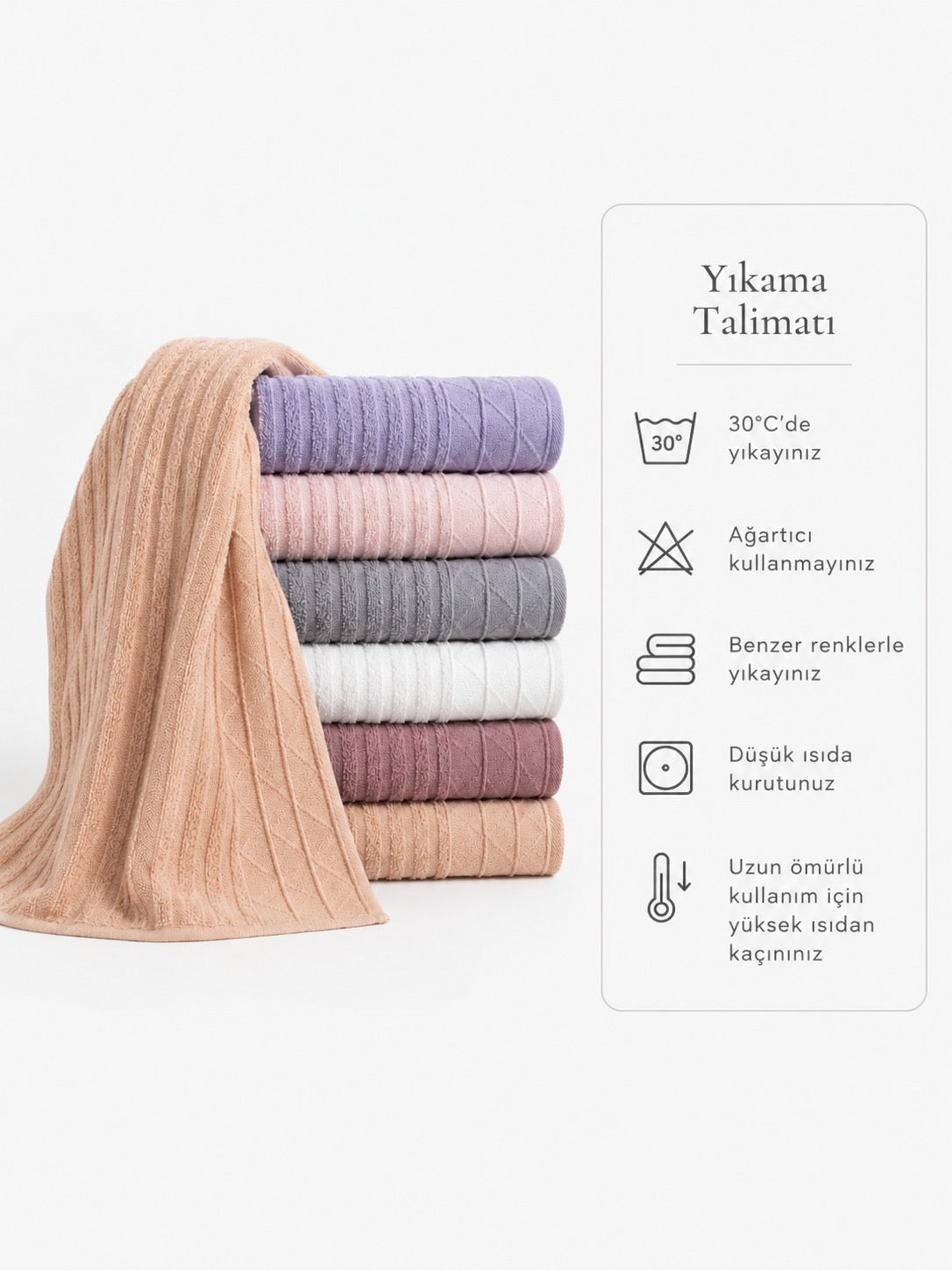 6 Set El Yüz Havlu Set