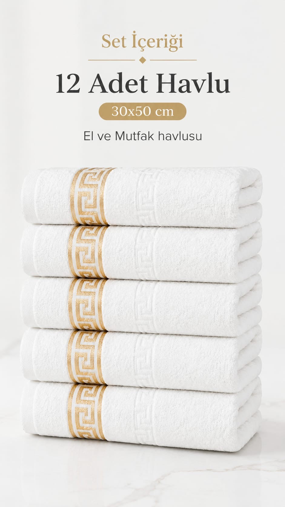 12 Adet Mutfak Havlusu