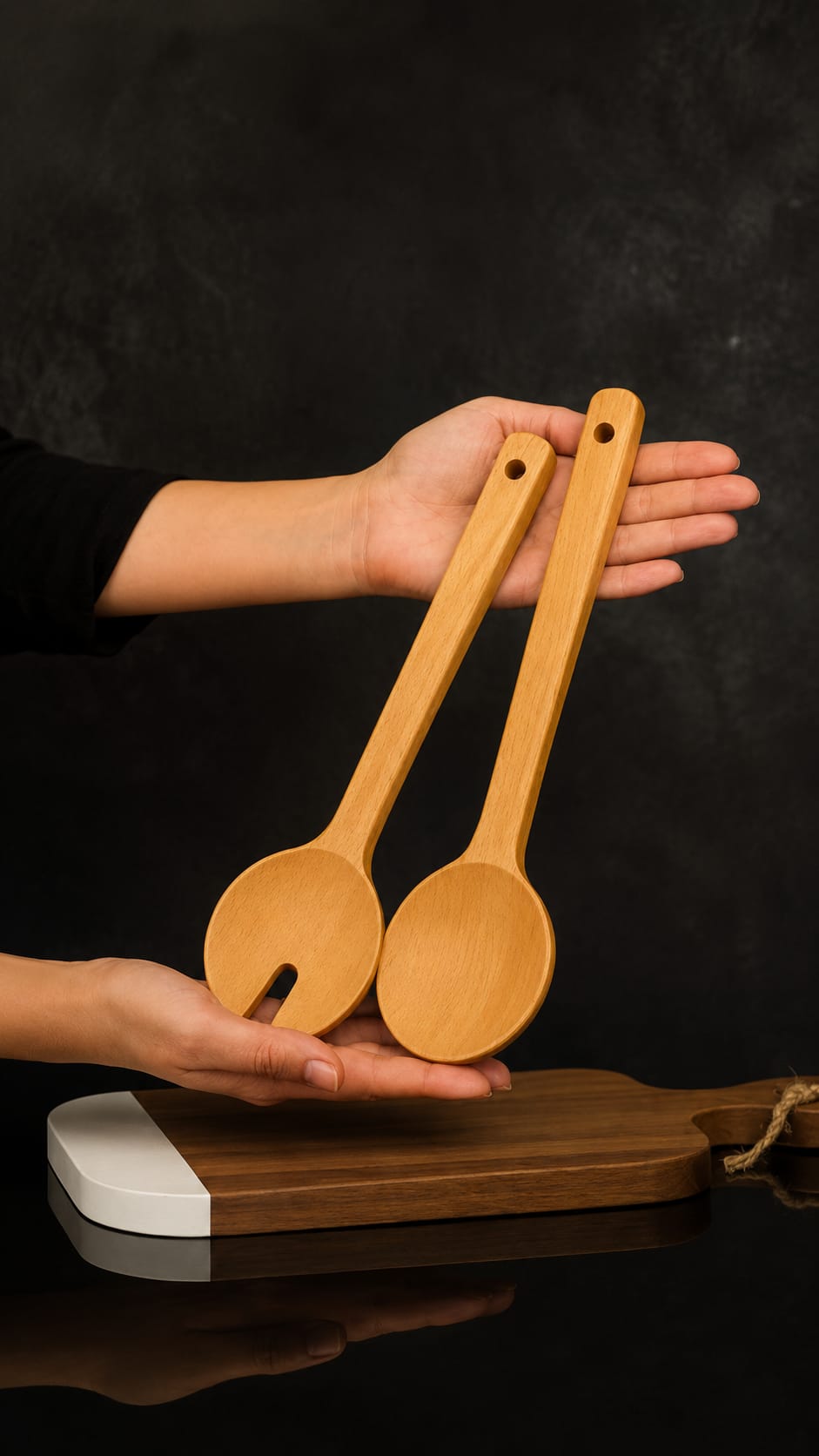 Bambu 2 Parça Kaşık Seti